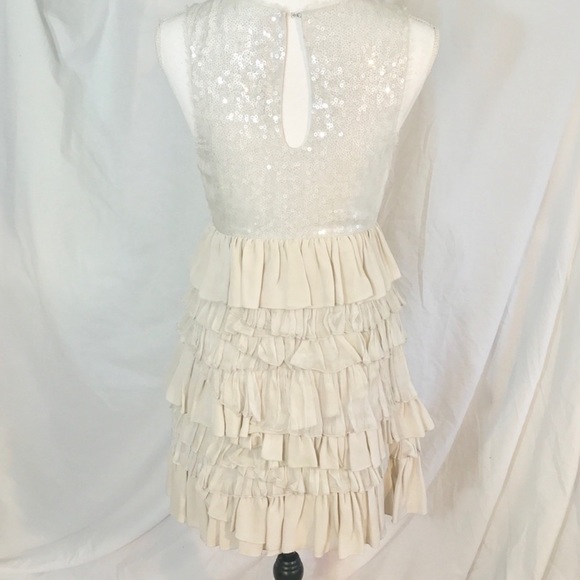 ALICE & OLIVIA 100% silk layered party dress size 2 - Picture 3 of 16